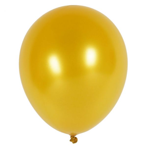 Luftballons metallic, gold