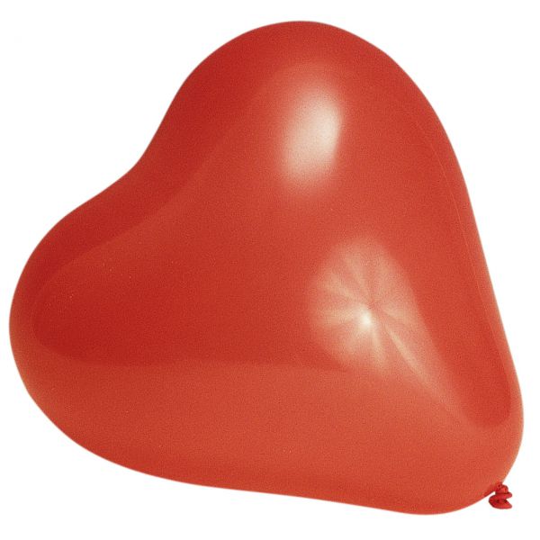 Luftballons Herzen, rot