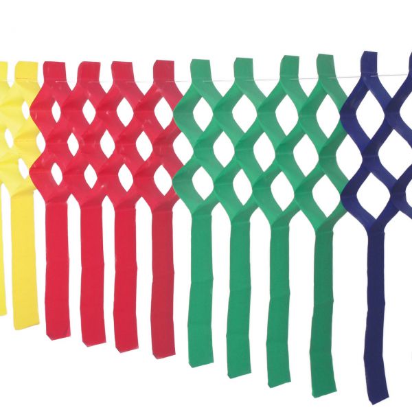 Maxi Fransengirlande, 10m, bunt