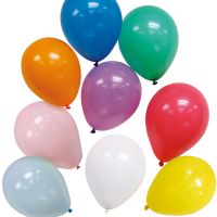 Luftballons, bunt gemischt , 15 Stück, 22 cm