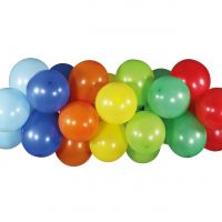Luftballon Girlande 80 Stück, bunt