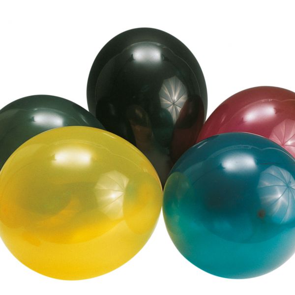 Luftballons kristall, bunte Mischung