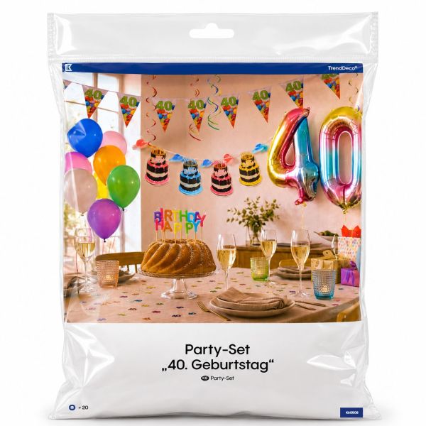 Party Set 40. Geburtstag