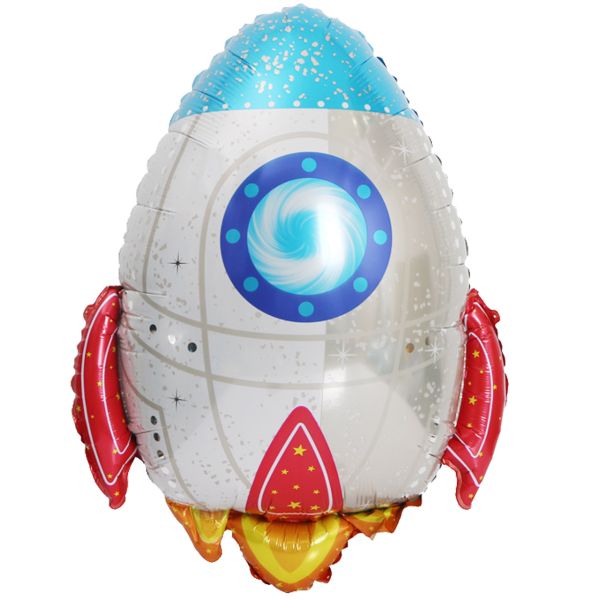 Folienballon Rakete, bunt