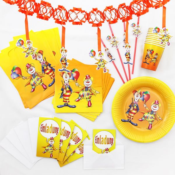 Kinder Geburtstagsset Clown