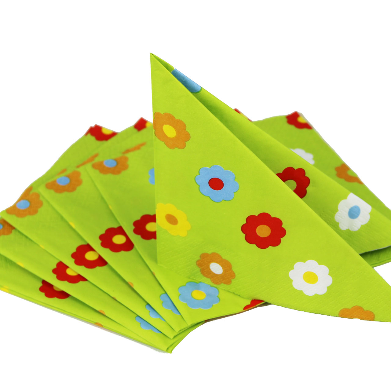 ALMACENESADAN 20 Papierservietten – Bunt – 33 X 33 Cm – Ideal Für Partys & Geburtstage – Charme-Design