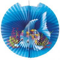 Kinder-Laterne Fisch, blau