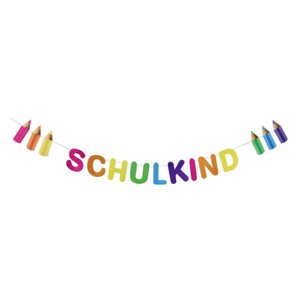 Banner Schulkind, bunt