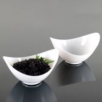 MEHRWEG Fingerfood Buffet-Minischale, oval, weiß