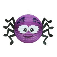 Kinder Laterne Spinne Niesi, lila