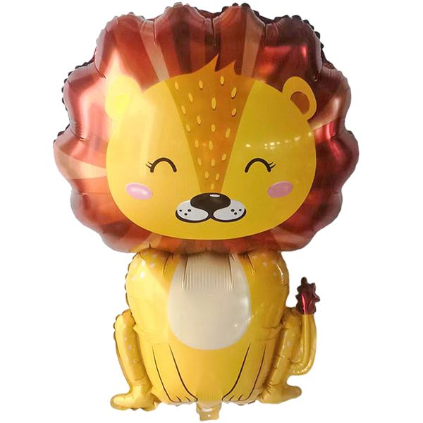 Folienballon Löwe, gelb