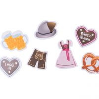 Tischstreu Oktoberfest-Gaudi, weiß-blau Tischstreu Oktoberfest-Gaudi, weiß-blau