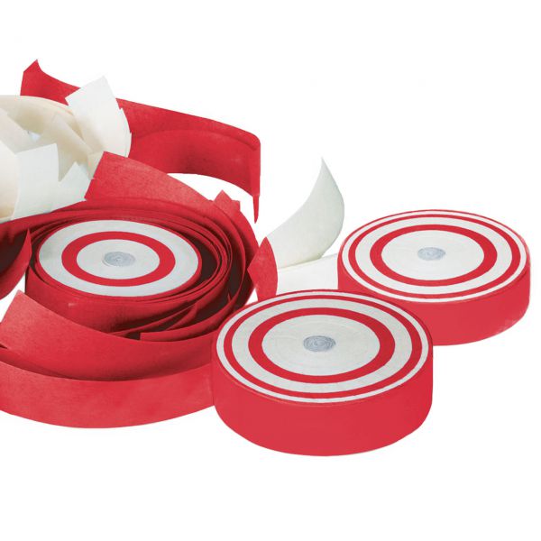 Konfetti Frisbee, rot-weiß