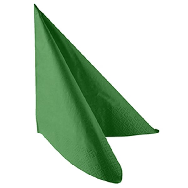 Servietten 1-lagig, grün, 100 Stück