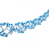 Girlande Bayern Oktoberfest, weiß-blau Girlande Bayern Oktoberfest, weiß-blau