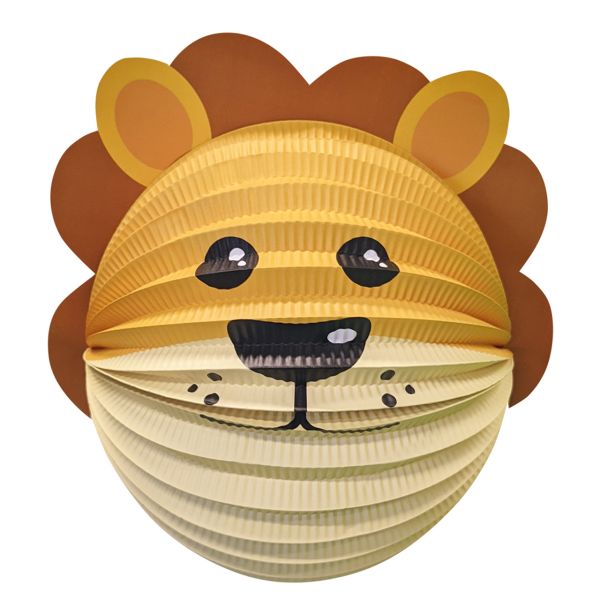 Kinder Laterne Löwe Leo, bunt