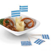 Party-Picker Flagge Bayernraute, weiß-blau Party-Picker Flagge Bayernraute, weiß-blau