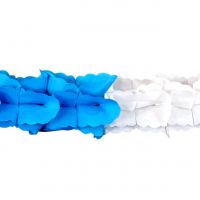 Vorschau: Maxi Girlande, 10m, weiß-blau Vorschau: Maxi Girlande, 10m, weiß-blau
