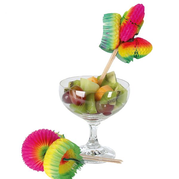 Party-Picker Trio-Rosetten, bunt