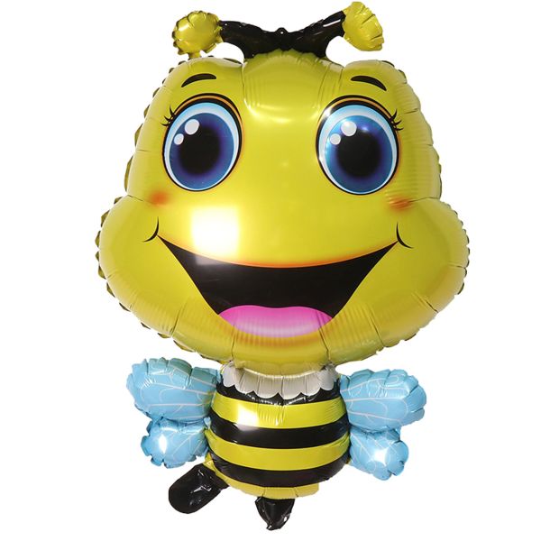 Folienballon Biene, gelb