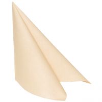 Einweg Serviette Baumwolle, Classic beige