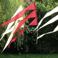 Maxi-Windflagge, bordeaux