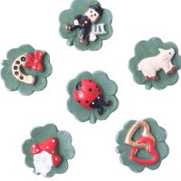 Glücksbringer Klee, bunt