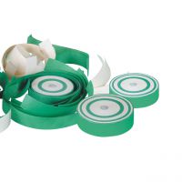 Konfetti Frisbee, grün-weiß