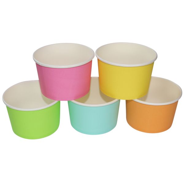 Papp-Eisbecher, bunt