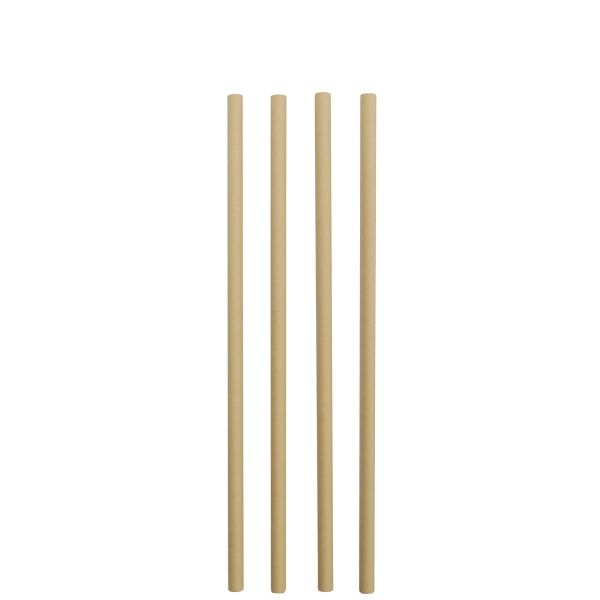 Bambuspapier Trinkhalme Ø 0,6 mm, natur