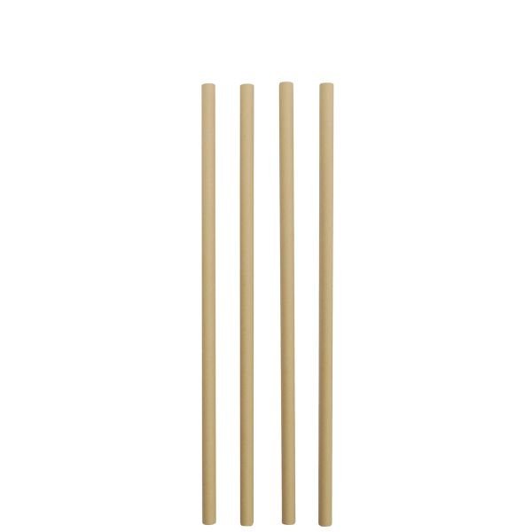 Bambuspapier Trinkhalme Ø 0,6 mm, natur