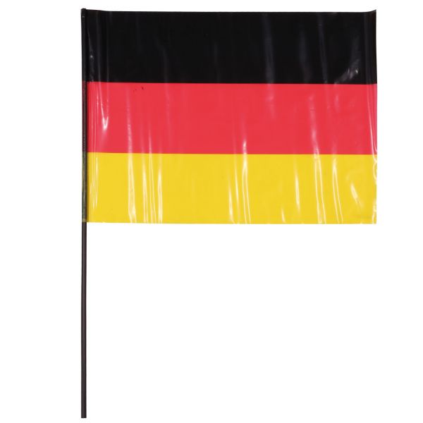 Handfahnen Deutschland, Kunststoff, schwarz-rot-gold