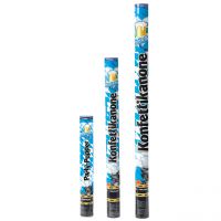 Konfetti-Kanone Bayern Oktoberfest, Streifen weiß-blau Konfetti-Kanone Bayern Oktoberfest, Streifen weiß-blau