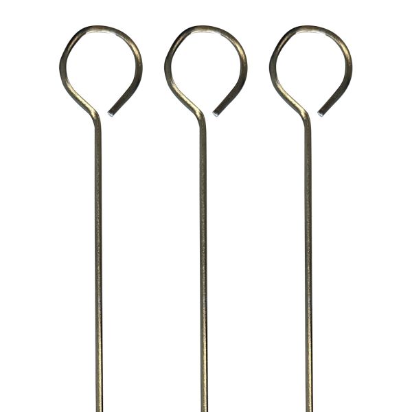 Metall-Spieße, silber