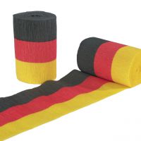 Kreppband Deutschland, schwarz-rot-gold