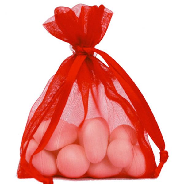 Gastgeschenk Organza-Säckchen, rot