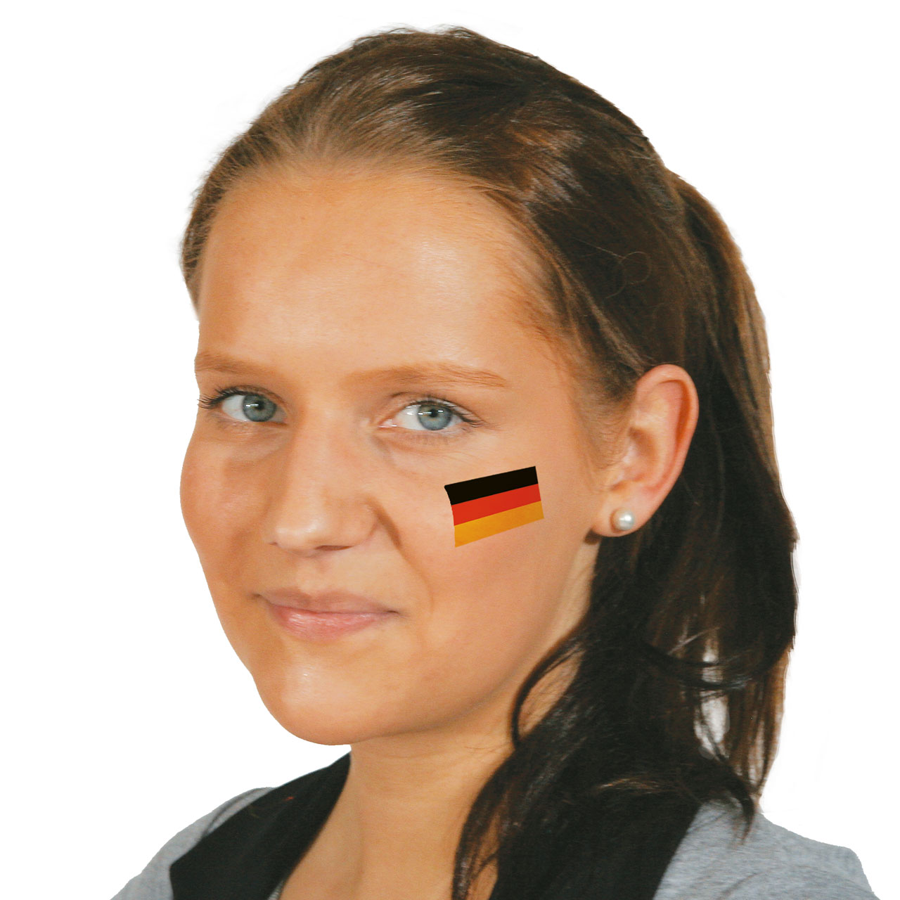 Tattoo, schwarz / rot / gold