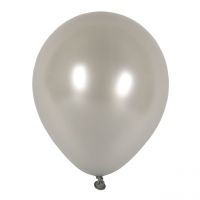 Luftballons metallic, silber 10 Stück
