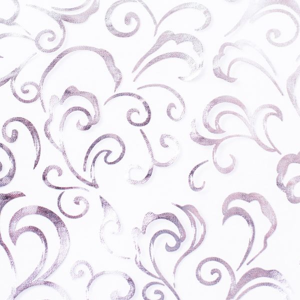 Organza Ornamente, anthrazit-silber