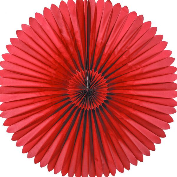 Maxi Deko-Fächer Ø 120 cm, rot