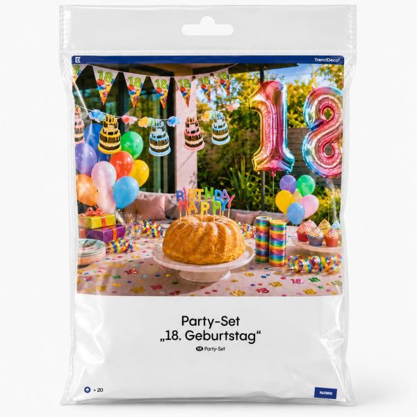 Party Set 18. Geburtstag