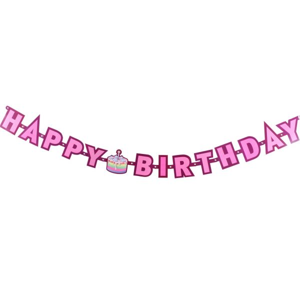 Buchstaben Girlande Happy Birthday