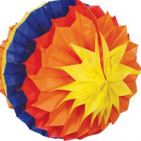 XXL- Maxi-Wabenball Ø 75cm, wetterfester Vlies, regenbogen